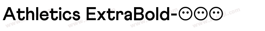 Athletics ExtraBold字体转换